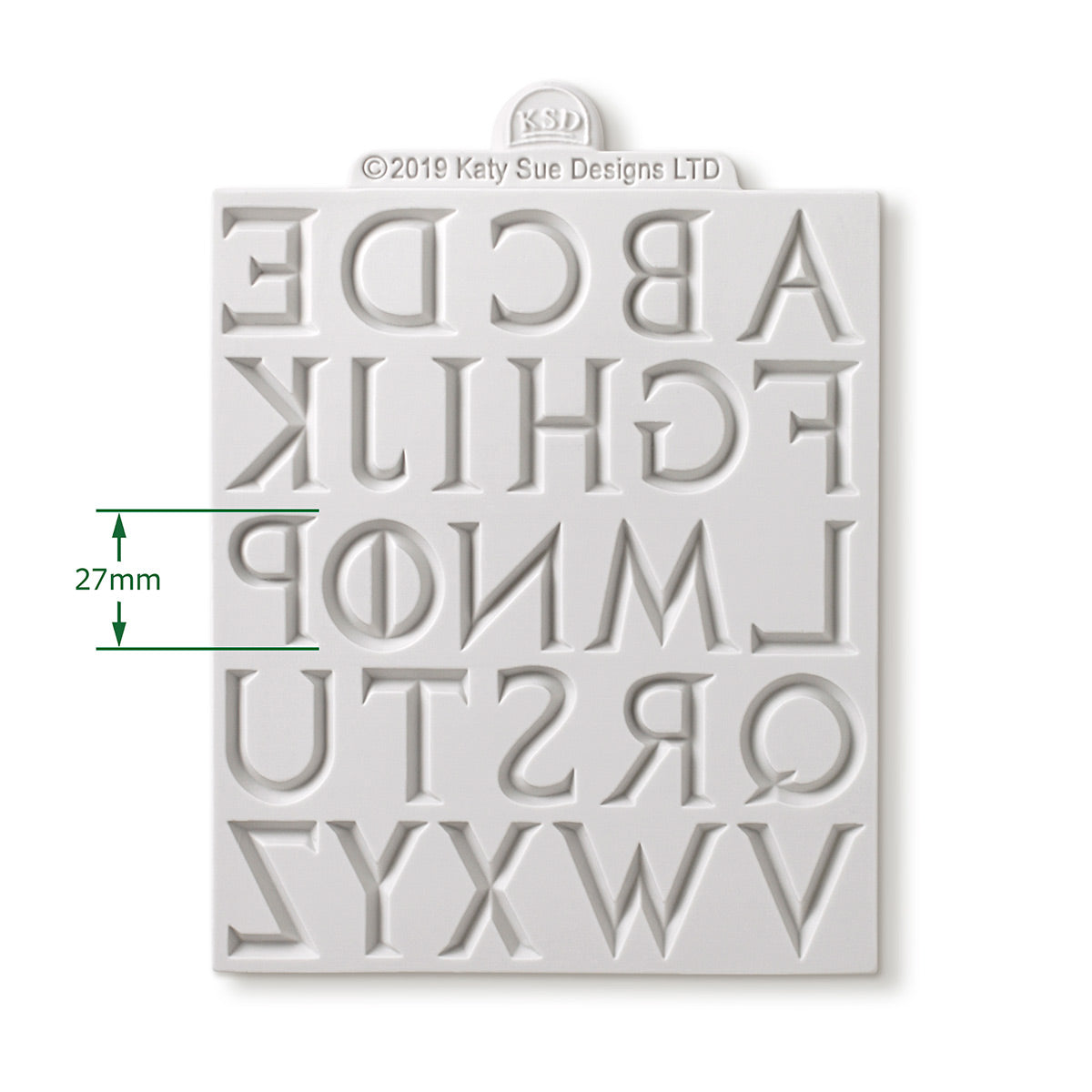 Cosmic Shimmer Iron Alphabet Silicone Mould