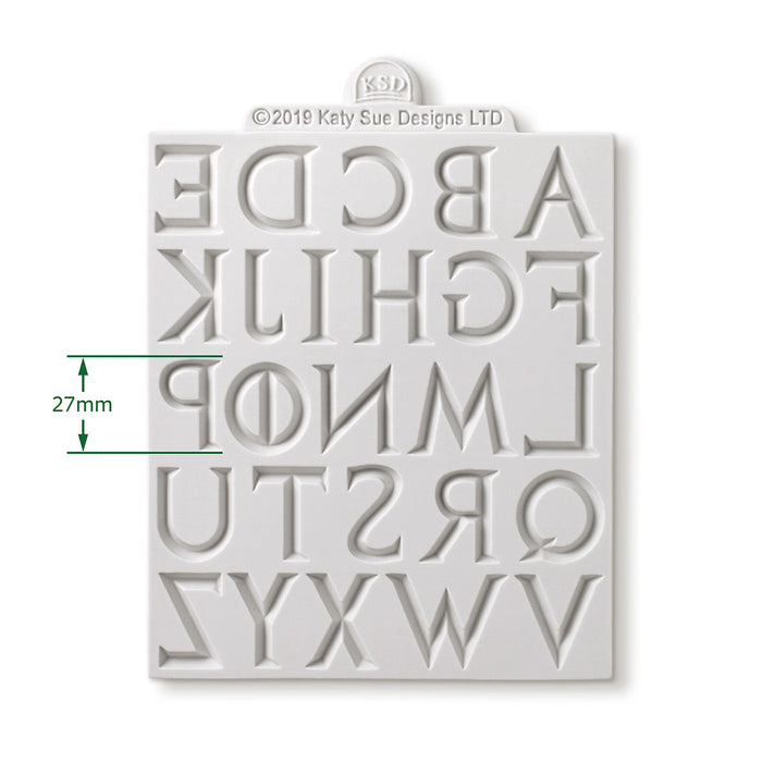 Cosmic Shimmer Iron Alphabet Silicone Mould