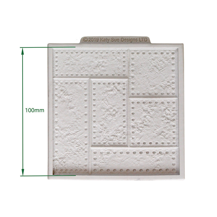 Cosmic Shimmer Riveted Metal Plate Silicone Mould