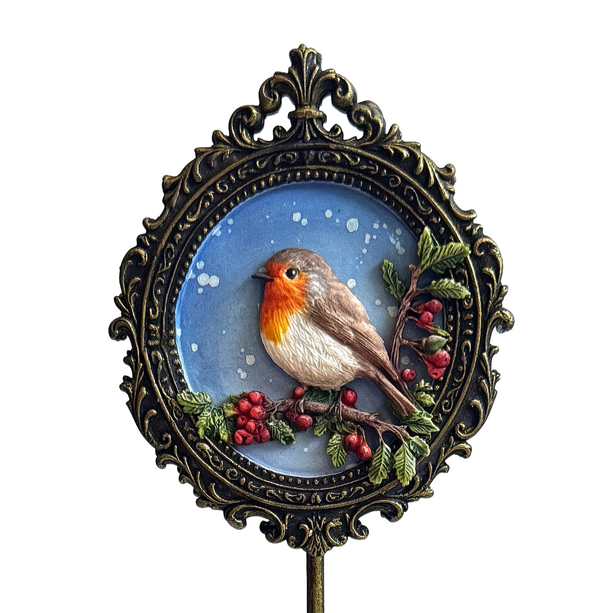 Cosmic Shimmer Winter Robin Silicone Mould