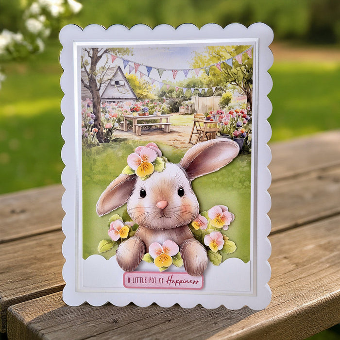Die Cut Decoupage – Bunny Kisses & Fluffy Tails (pack of 8)
