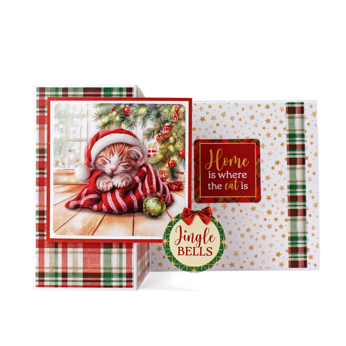 Christmas Cats Die Cut Sentiments, 2 sheets