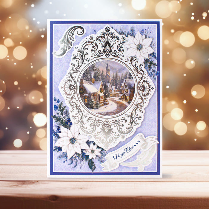 Foiled Christmas Frames & Flourishes Papercraft Collection