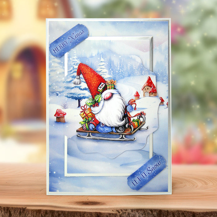 Christmas Gnomes Scene Stash, 24 sheets