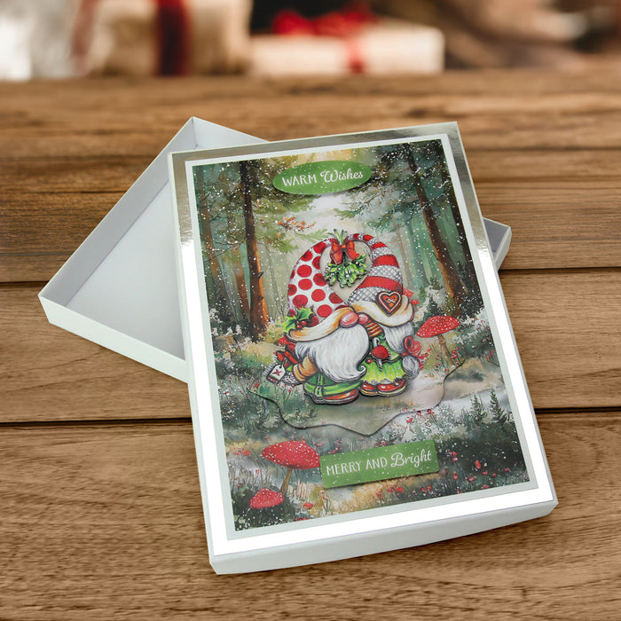 Die Cut Decoupage – Christmas Gnomes (pack of 12)