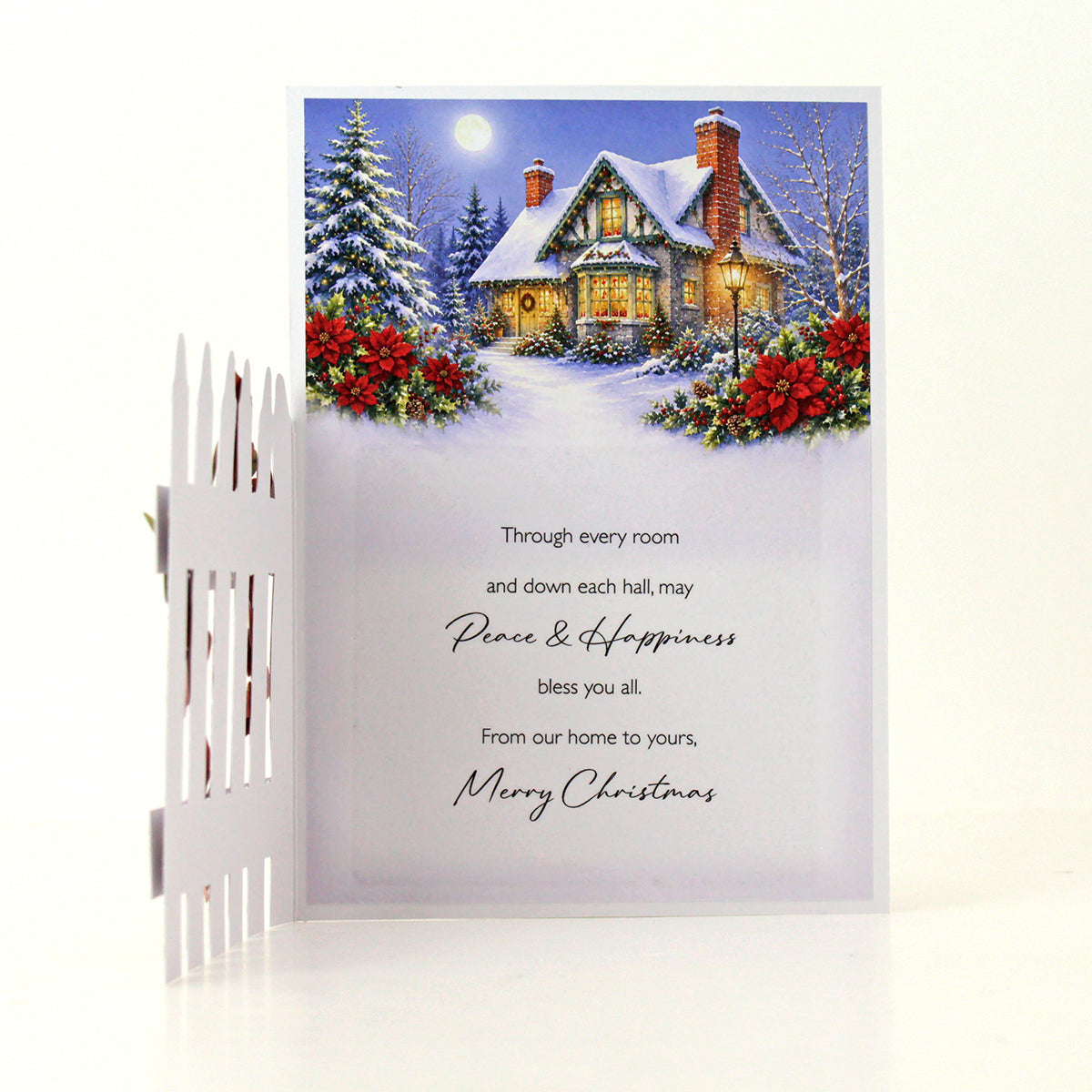 Poinsettia Garden Scene Stash, 24 Sheets