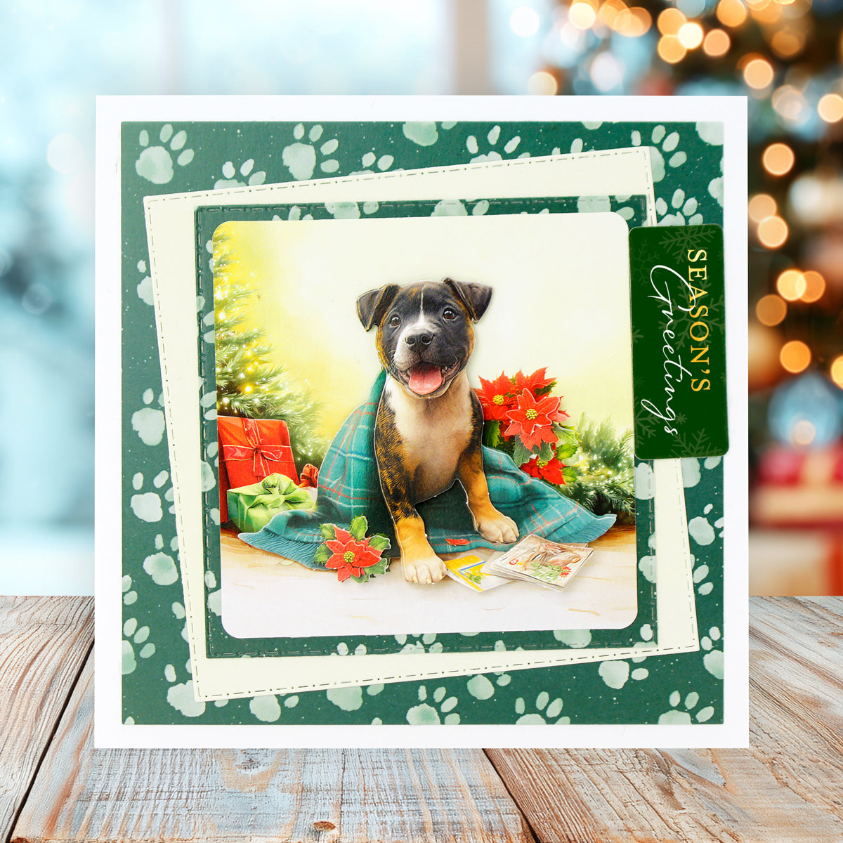 Santa Paws Die Cut Topper & Decoupage Collection