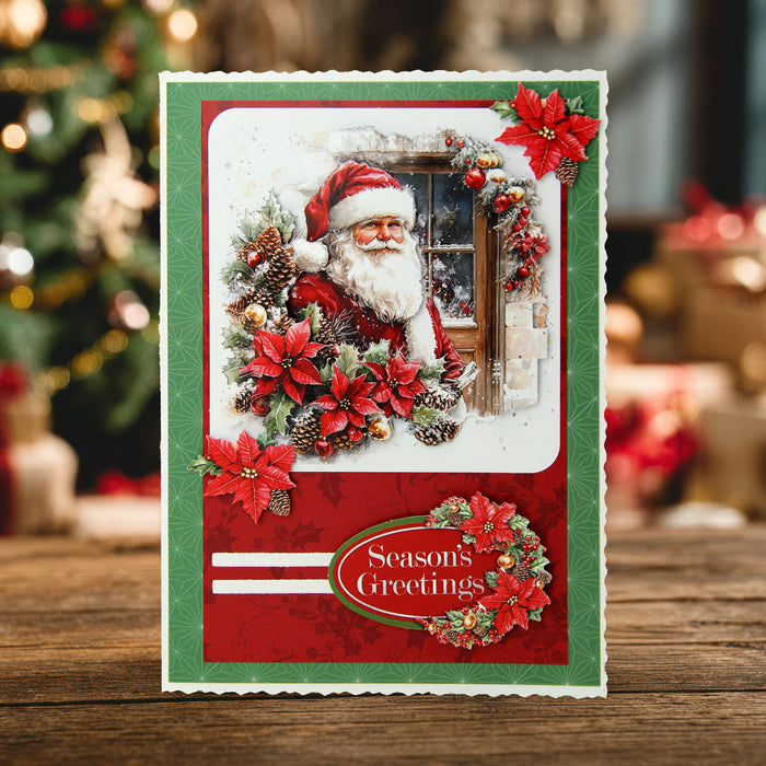 Die Cut Decoupage – Santa Scenes (pack of 12)