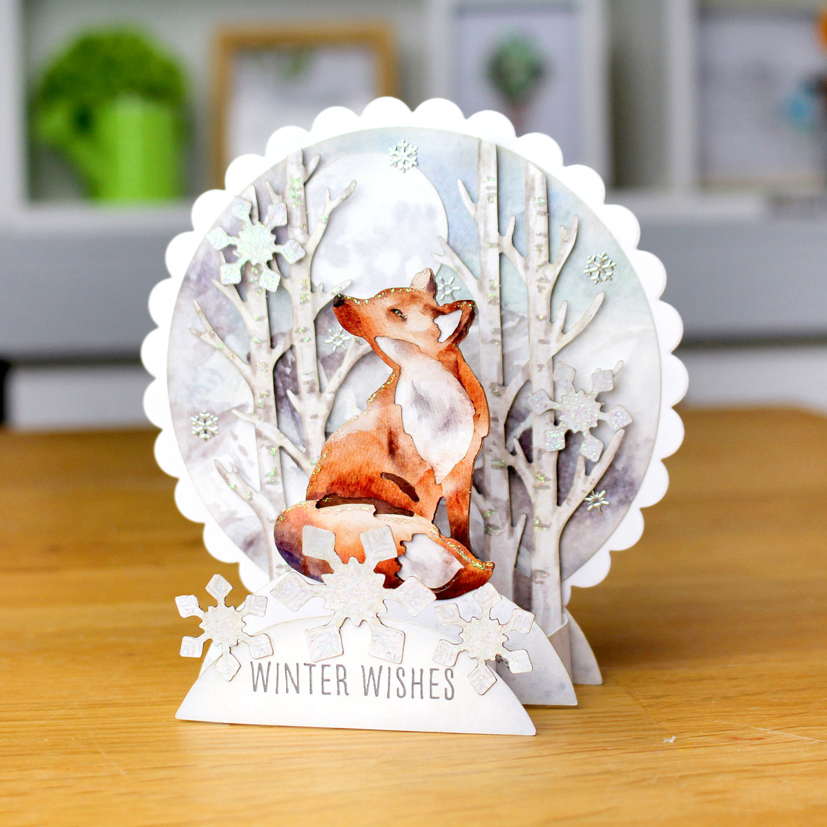 Watercolour Christmas Animals, DieCut Pop Up Cards — Katy Sue Designs