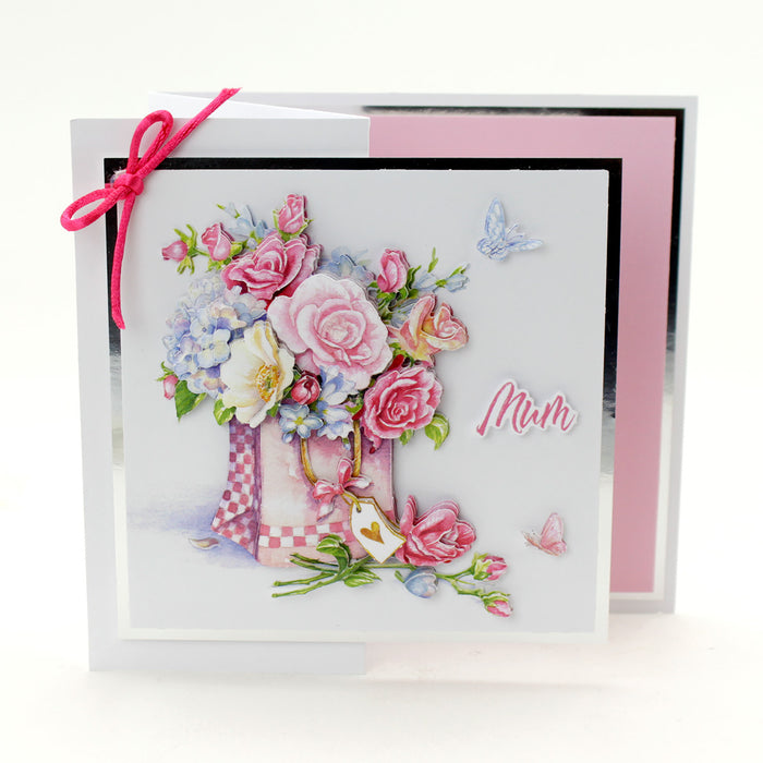 Die Cut Decoupage – Filled With Flowers (pack of 3)