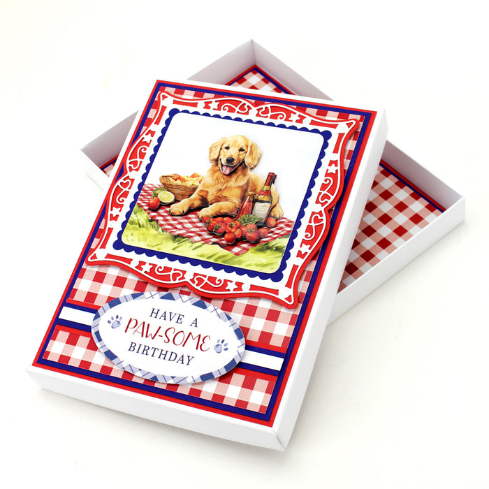 Picnic Pups Die Cut Sentiment Toppers, 2 Sheets