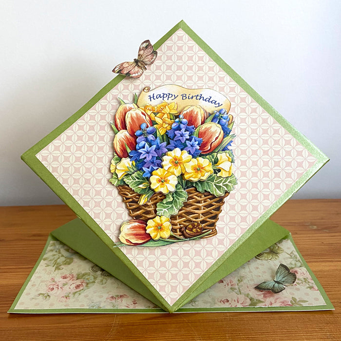 Die Cut Decoupage – Birthday Flower (pack of 3)