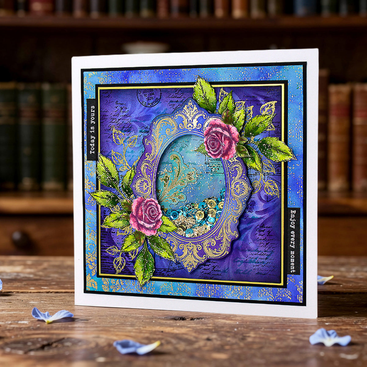 Cosmic Shimmer Gilded to Grunge Frames & Flourishes