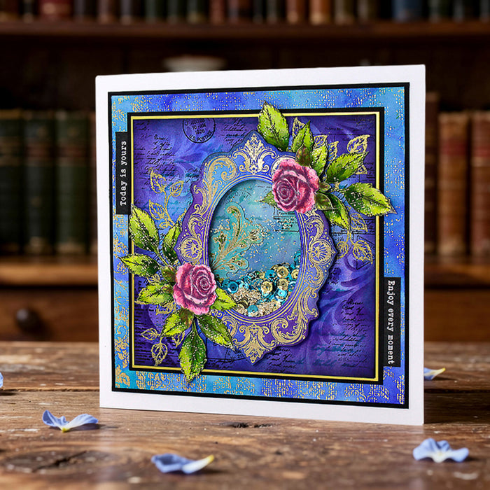 Cosmic Shimmer Gilded to Grunge Frames & Flourishes