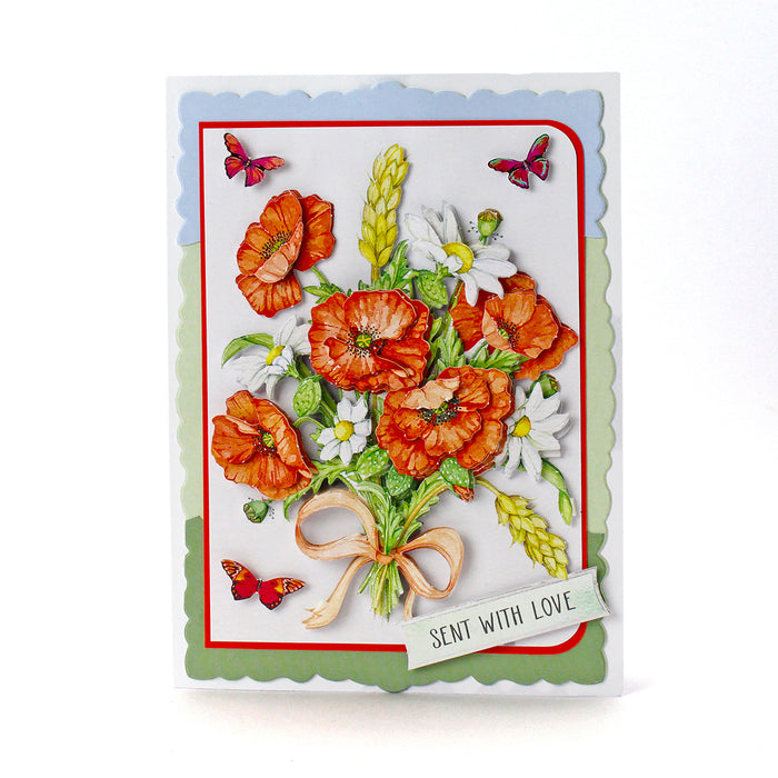 Die Cut Decoupage – Pretty Flowers (Pack of 24)