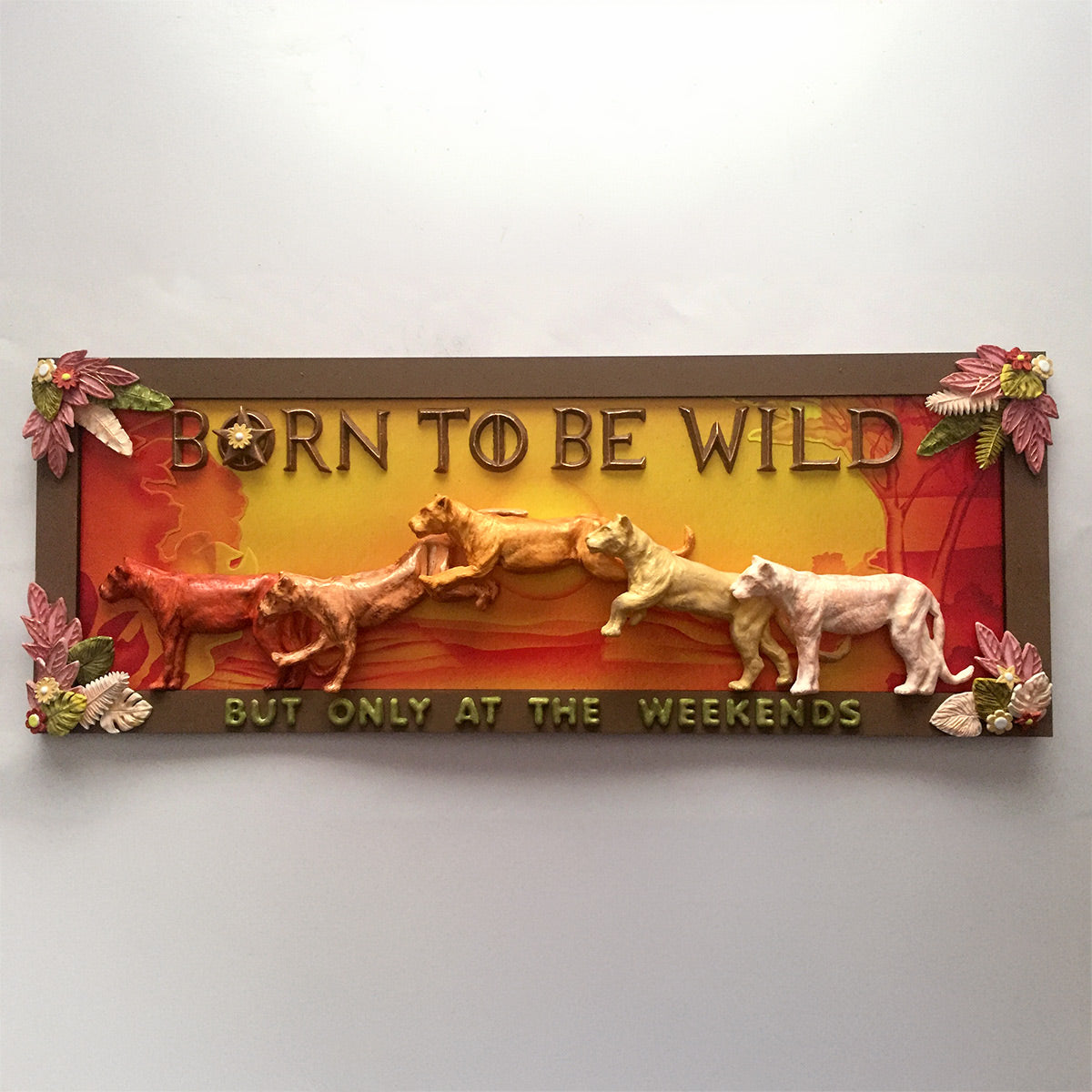 Lion Family Silicone Mould