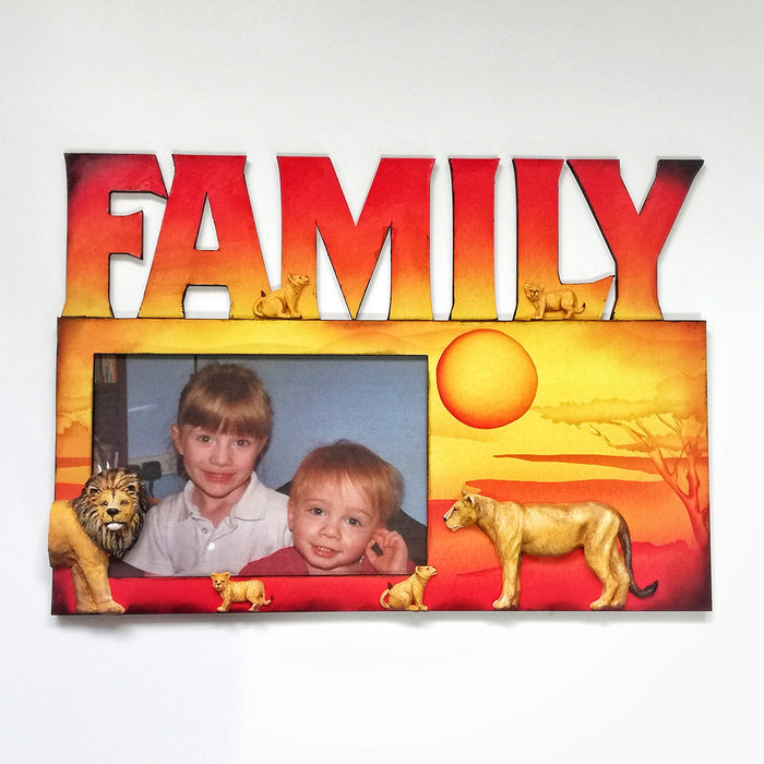 Lion Family Silicone Mould