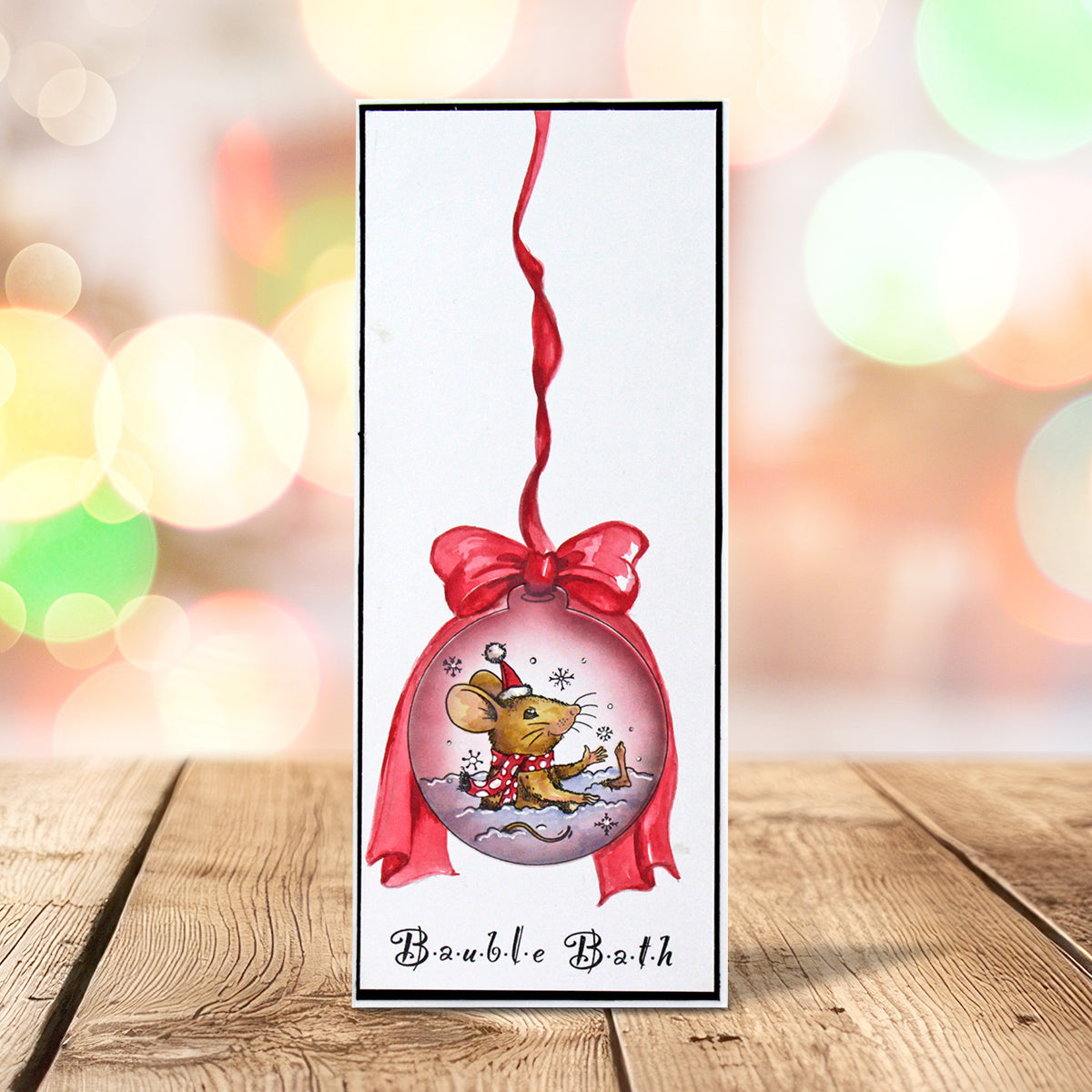 Pink Ink Designs - Bauble Bath, DL Stamp Set