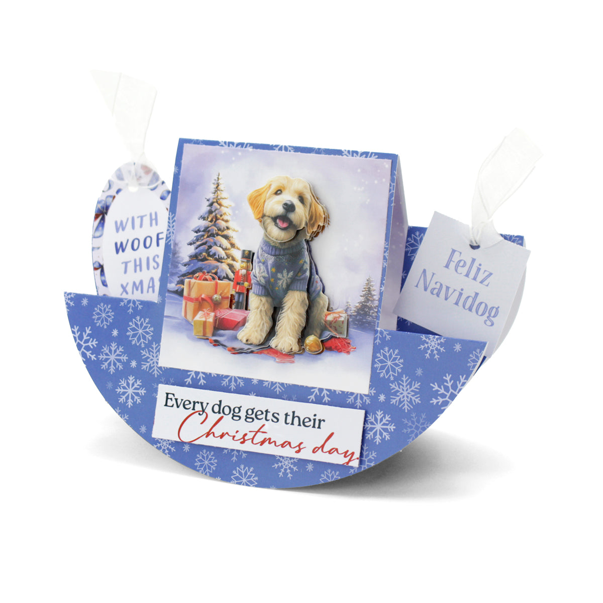 Santa Paws Die Cut Sentiments, 2 sheets