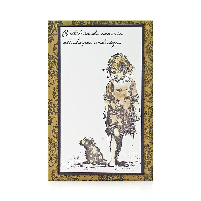 Best Friends Pre Cut Rubber Stamp Set by Andy Skinner