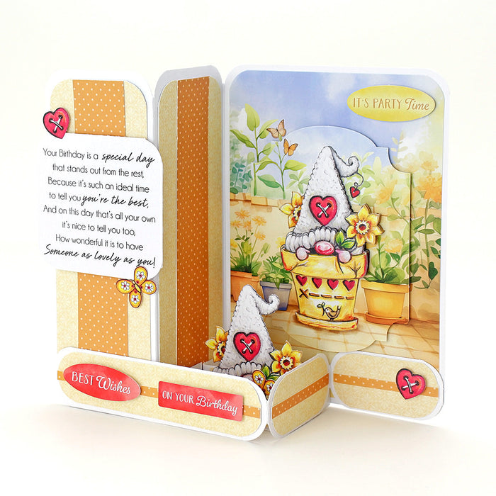 White 5x7 Side Pop Up Cards & Envelopes 127x178mm, pack of 12