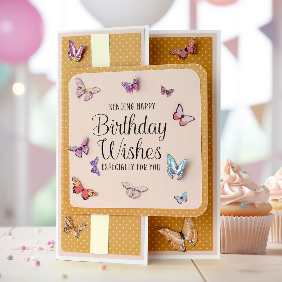 A Kaleidoscope of Die Cut Butterflies, 2 sheets