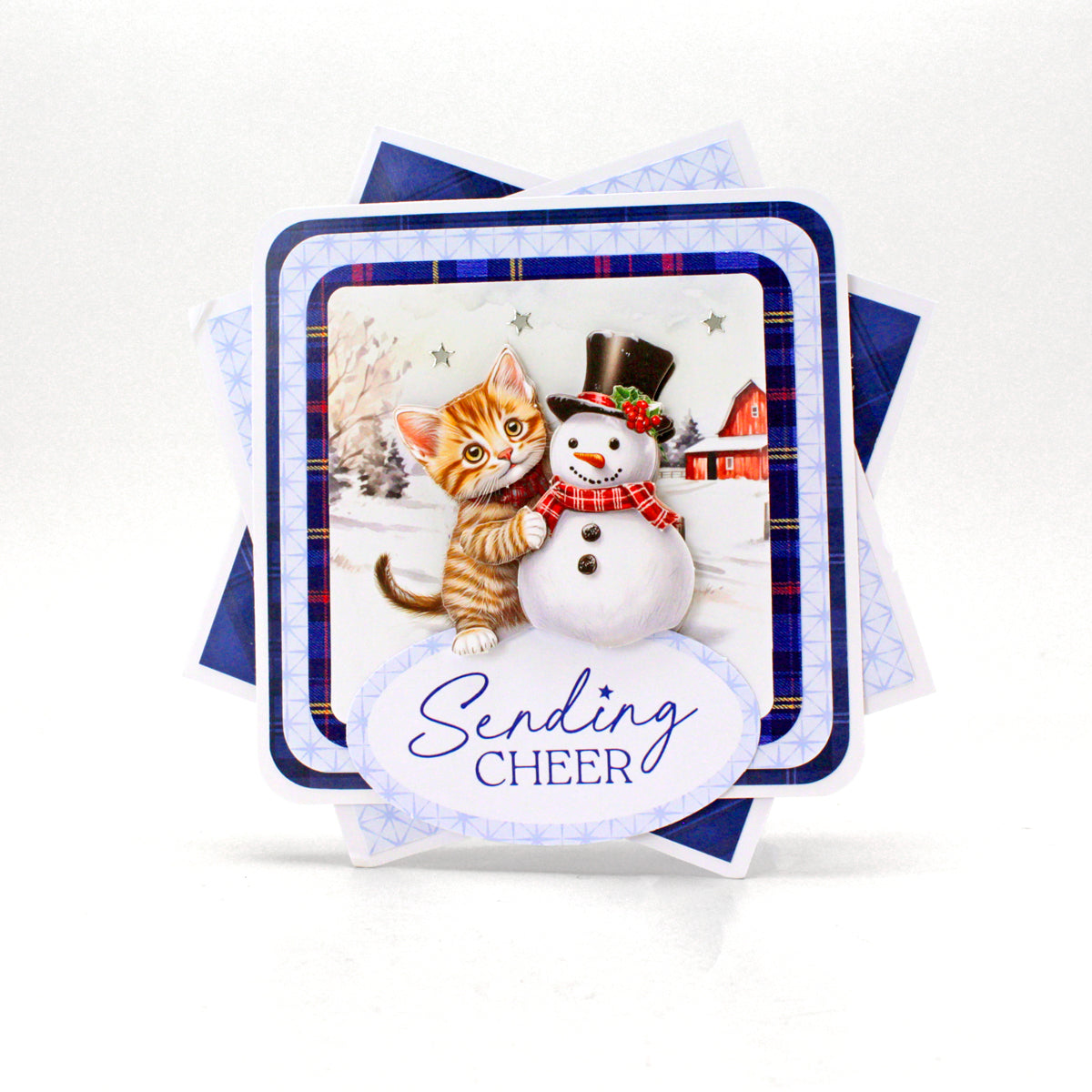 Christmas Cats Printed Cardstock, 24 sheets