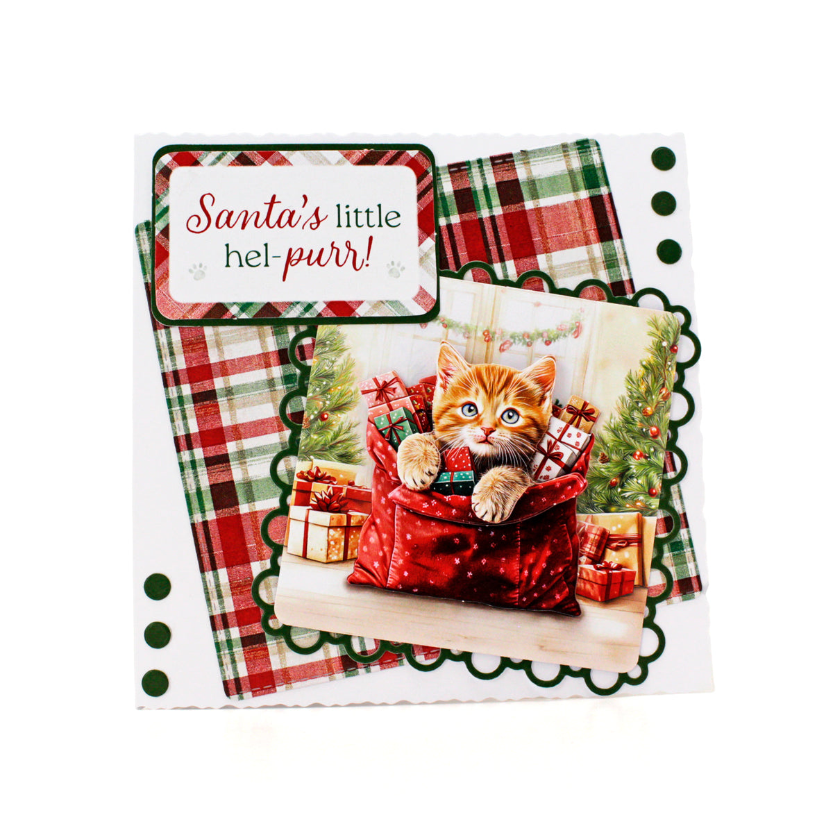 Christmas Cats Printed Cardstock, 24 sheets