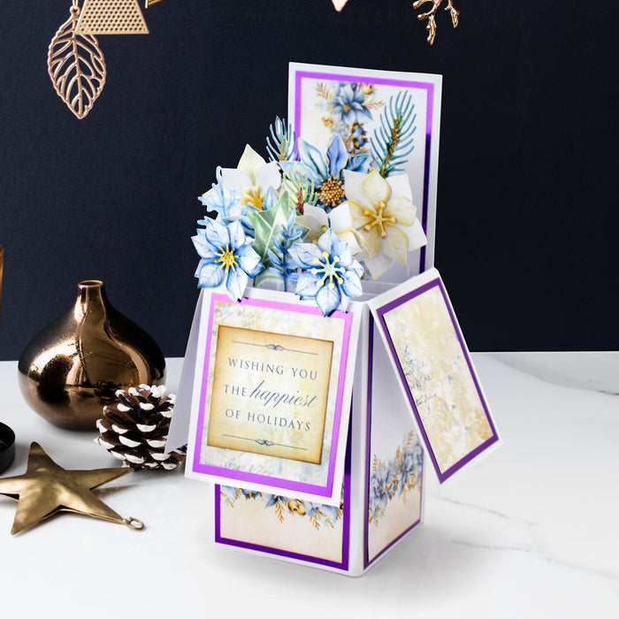 White Pop Up Box Cards & Envelopes 140x200mm, Pack of 12