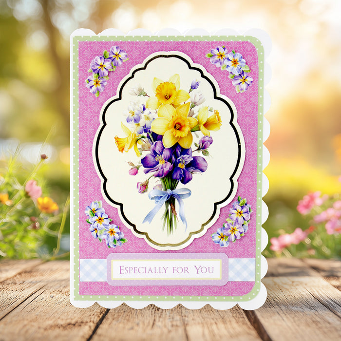 Foiled Spring Elegance Papercraft Collection, 44 sheets