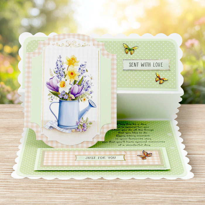 Foiled Spring Elegance Papercraft Collection, 44 sheets