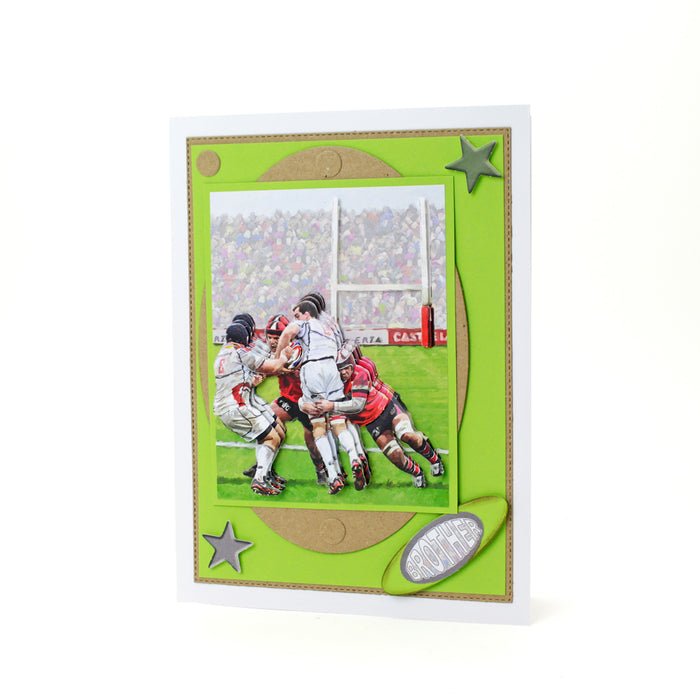 Die Cut Decoupage – Rugby (pack of 3)