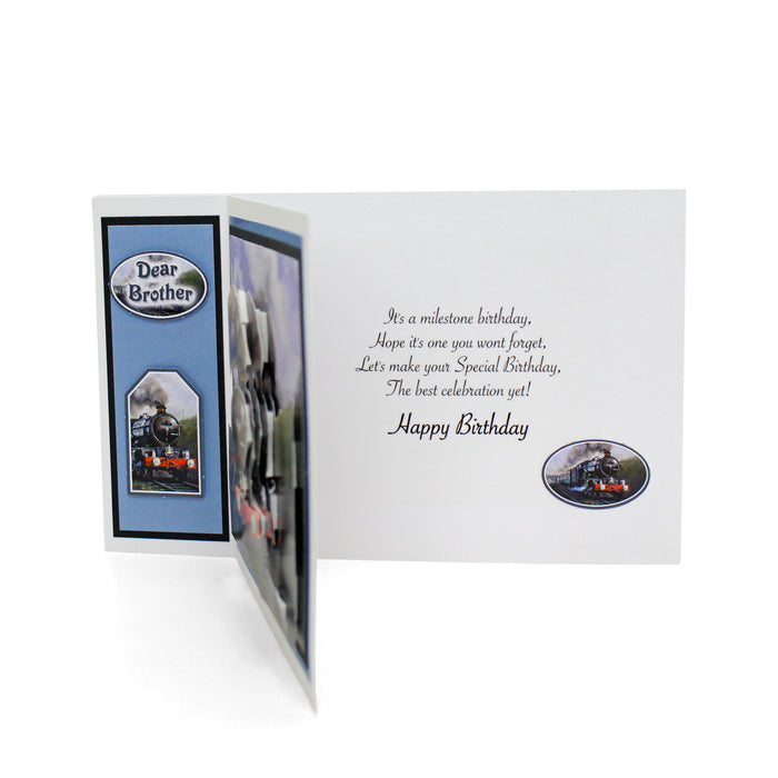 Die Cut Decoupage – Steam Train (pack of 3)