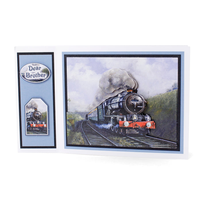 Die Cut Decoupage – Steam Train (pack of 3)