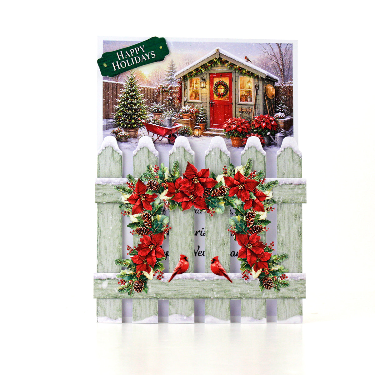 Petite Poinsettias Die Cut Embellishments, 3 sheets
