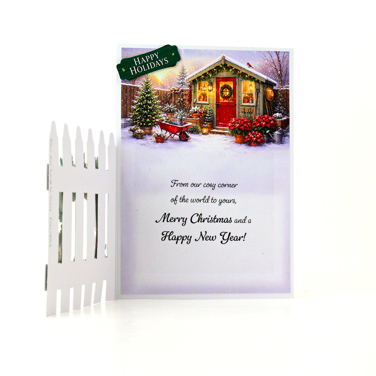 Poinsettia Garden Scene Stash, 24 Sheets