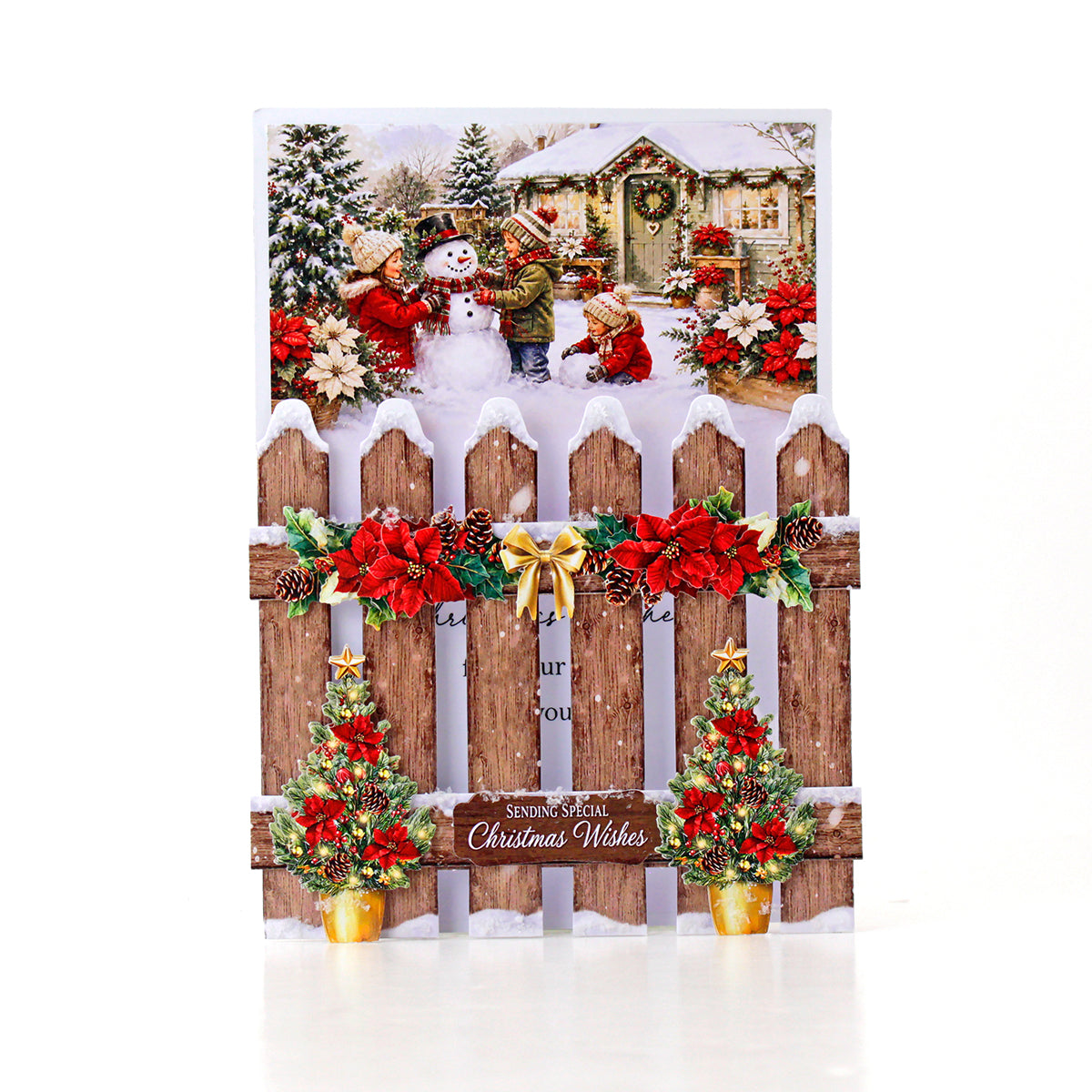 Petite Poinsettias Die Cut Embellishments, 3 sheets