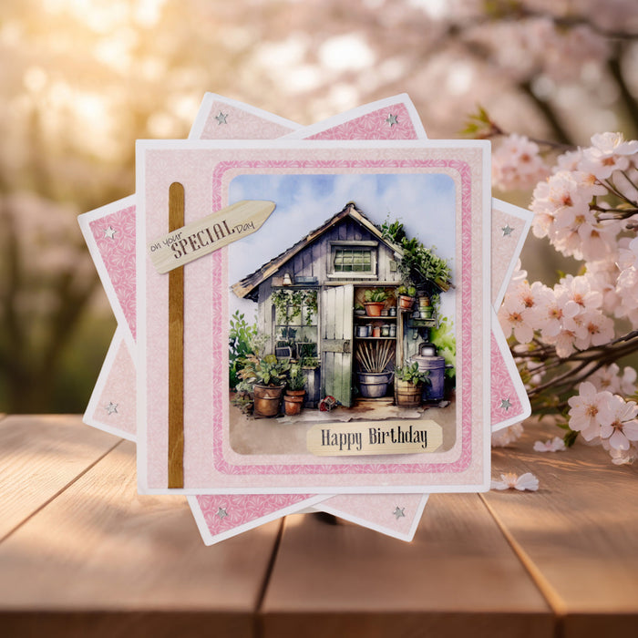 Die Cut Decoupage – The Potting Shed (pack of 3)