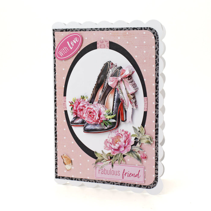 Die Cut Decoupage – Stilettos in Bloom (pack of 3)