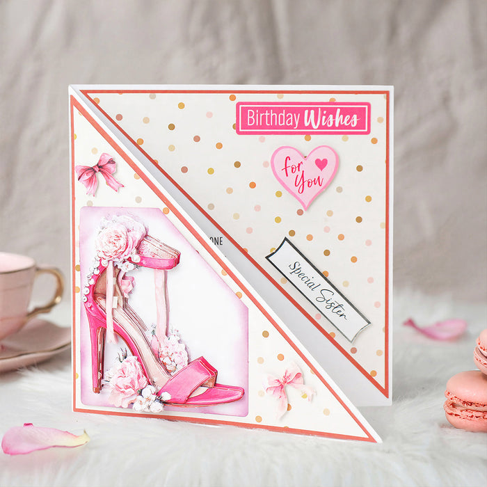 Die Cut Decoupage – Stilettos in Bloom (pack of 3)