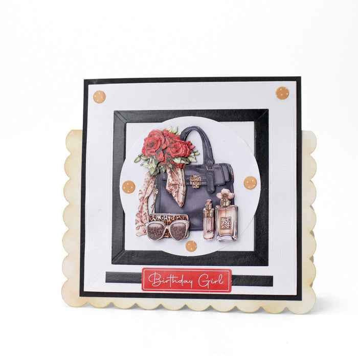 Die Cut Decoupage – Scarlet Chic (pack of 3)