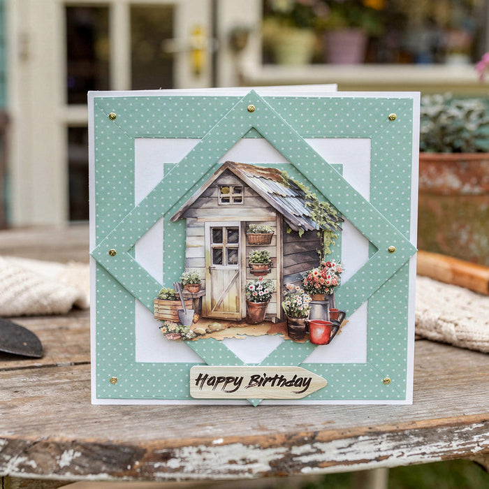 Die Cut Decoupage – Summer Shed (pack of 3)