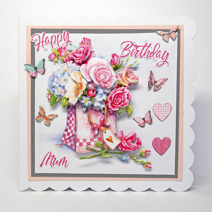 Die Cut Decoupage – Pretty Flowers (Pack of 24)