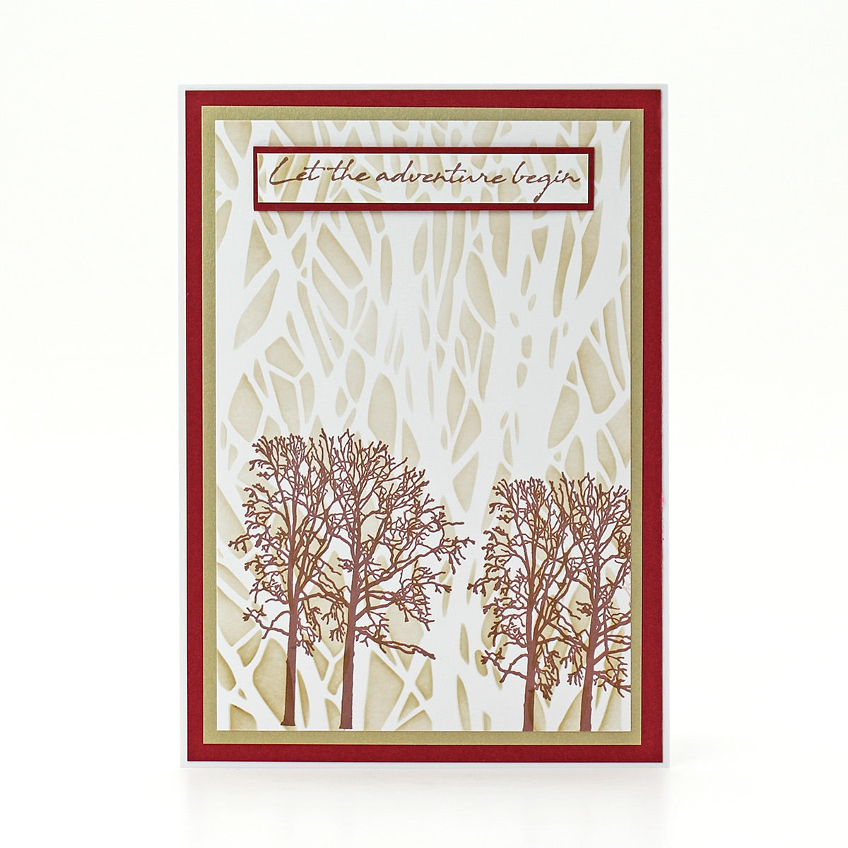 Winter Trees Pre Cut Rubber Stamp Set by Andy Skinner