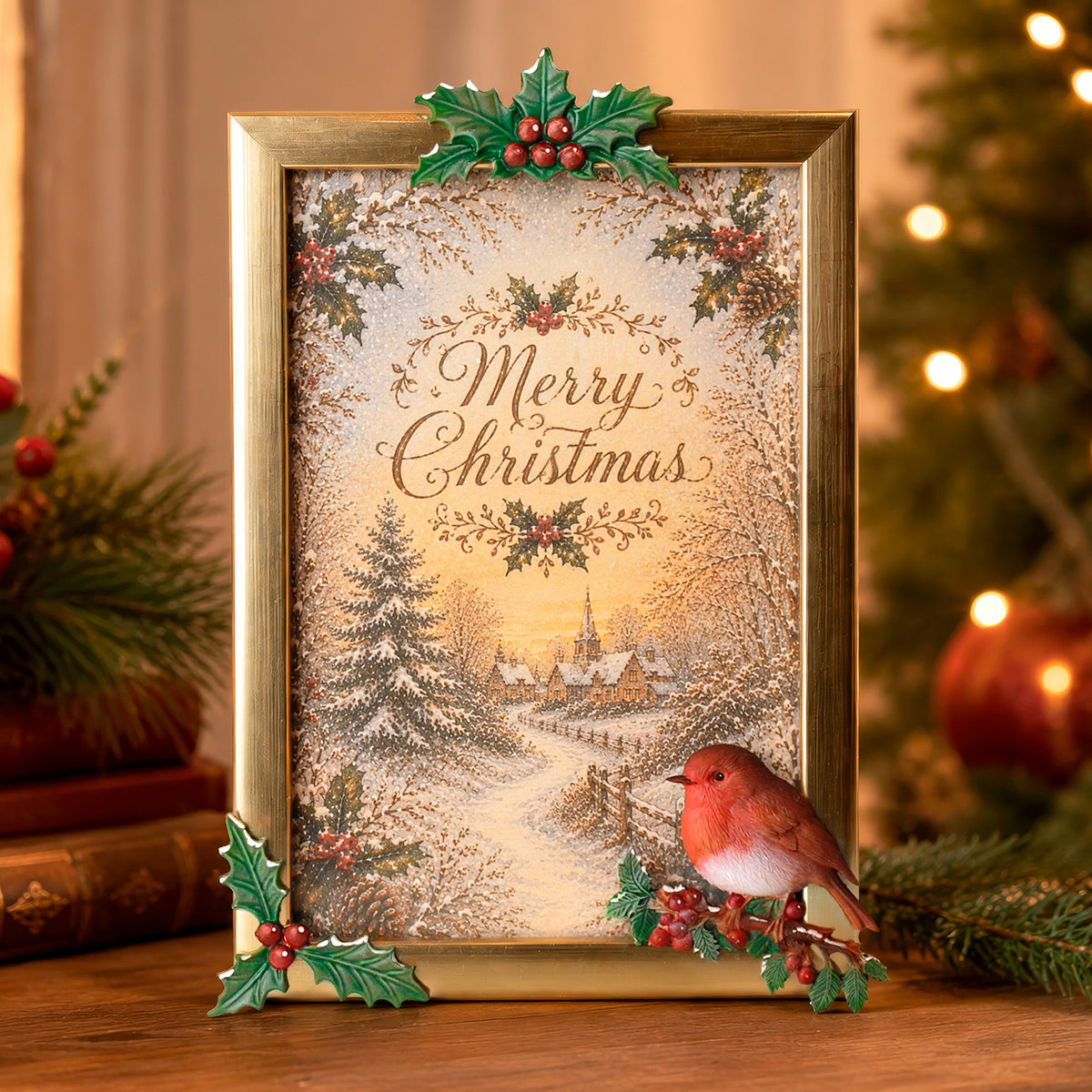 Cosmic Shimmer Winter Robin Silicone Mould