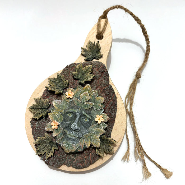 Cosmic Shimmer Forest Leaf Green Man Silicone Mould