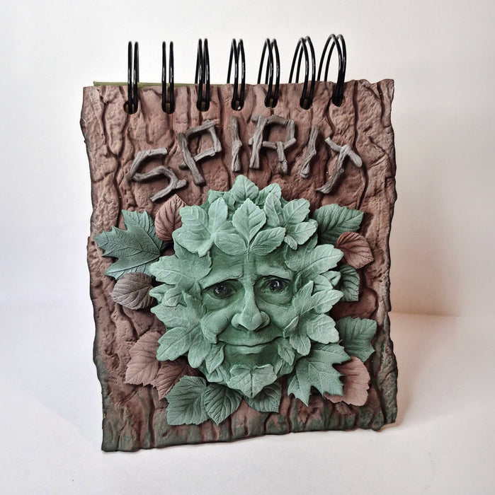 Cosmic Shimmer Forest Leaf Green Man Silicone Mould
