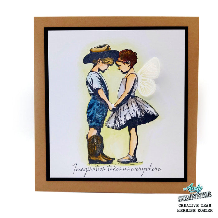 Imagination Pre Cut Rubber Stamp Set by Andy Skinner