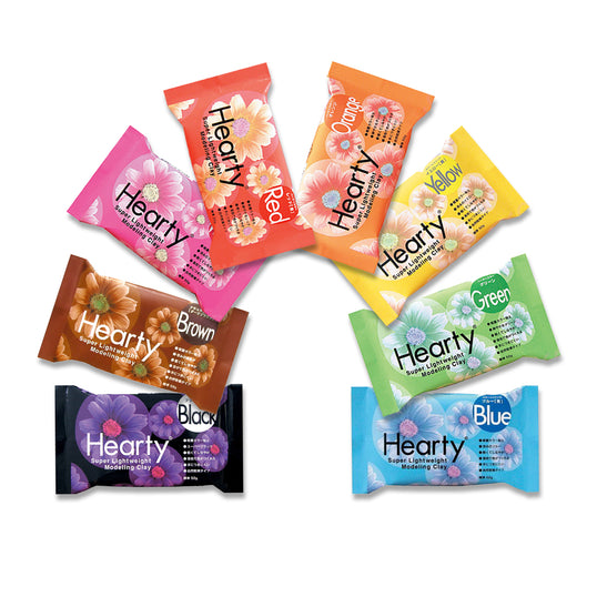 Hearty Air Drying Clay Rainbow Pack (Set of 8)