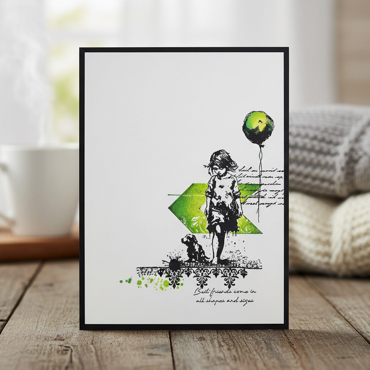 Best Friends Pre Cut Rubber Stamp Set by Andy Skinner